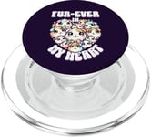 Fur-ever in My Heart Kawaii Cochon d'Inde Cœur PopSockets PopGrip pour MagSafe