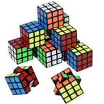 Fong Mini Rubiks kub 12st 3*3*3cm Barnfödelsedagsfest gynnar julresespel Födelsedagsfest för barn flickor och pojkar