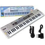 Piano mikrofonilla Lean Toys Keyboard MQ-6110