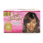 Hiusten suoristus Soft & Beautiful Soft & Beautiful Relaxer Kit Super