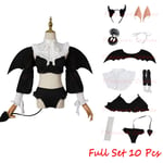 Anime Rizu Kyun Cosplay Costume My Dress Up Darling Cosplay Kitagawa Marin Bikini Cosplay Costume Kuroe Shizuku Peruk Full set without wig S