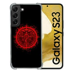 Cokitec Coque Renforcée en Verre Trempé pour Samsung Galaxy S23 Manga Fullmetal Alchemist Logo