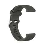 Klokkereim for Garmin Forerunner 245 Silikon Grå 20 mm Garmin Forerunner 245