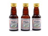 3 x Flader (Black Lilac) 25ml - Essence for Alcohol, Vodka Essence, Flavouring