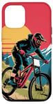 iPhone 12/12 Pro For Downhill Biking - Retro Mountain Bike Design Case