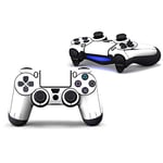 Morbuy PS4 Vinyle Skin Autocollant Sticker Decal de Protection pour Sony Playstation 4 PS4 Slim PS4 Pro Dualshock Manette x 1 (White)