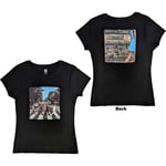 The Beatles Ladies T-Shirt: Abbey Road (Back Print) (X-Small)