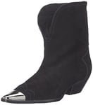 L37 HANDMADE SHOES Women's Drift Away Fashion Boot, Black, 5 UK