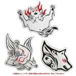 Okami Special Collection Amaterasu Fluffy Stickers Set E-Capcom JapanOfficialNEW