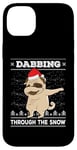 iPhone 14 Plus Dab Through The Snow Pug Ugly Christmas Sweater Dog Dance Case