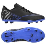 Nike Mercurial Vapor 15 Club MG Shadow - Svart/Krom/Blå Barn, storlek 36½