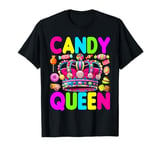 Funny Candy Queen Crown Lollipop Candy Sweet Lover Girl T-Shirt