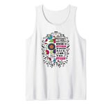 I Am The Storm Sugar Skull Womens Motivational Quote Tank Top