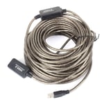 20M USB 2.0 Extender Cable Cord Amplifier For Signal Quality NEW