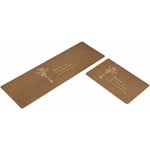 Fei Yu - Tapis Cuisine Antidérapant 2 Pièces, Absorbant Eau Tapis pour entrée de Salle de Bain, Paillasson Tapis de Sol Cuisine Devant Evier 8 l