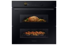 SAMSUNG Oven with Dual Cook Flex Bespoke Series 6 Black Glass NV7B6785JAK/U4