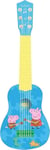 Lexibook Peppa Pig Georges My First Guitare, 6 Nylon Strings, 53 cm, Blue/Yellow