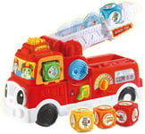 Leap Frog Tumbling Blocks Fire Engine Playset Lights & Sounds New Xmas Toy 18m+