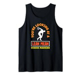 You're Looking At A Lean Mean Discus Machine Funny Discus Tank Top