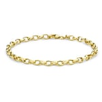 Carissima Gold - Maille Jaseron Bracelet Femme - 9 cts Or 375/1000 Or Jaune