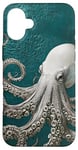 Coque pour iPhone 16 Plus Motif Octopus Ocean Life