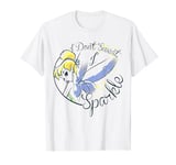 Disney Peter Pan Tinkerbell Sweat Sparkle Graphic T-Shirt T-Shirt