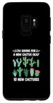 Coque pour Galaxy S9 agriculture urbaine plantes d'intérieur jardinage succulent mini cactus