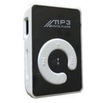 Mini lecteur MP3 portable avec clip,prise en charge de la carte Micro TF,mode HiFi,lecteur de musique sans perte,sports de plein air,baladeur - Type WHITE