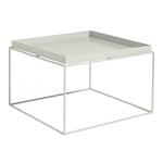 HAY - Tray Table 60x60 cm Warm Grey - Sidebord - Metall