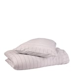 Home by Ilse Jacobsen - Bedding Collection dynetrekk 140x220+50x70 cm sand stripes