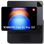 Xiaomi Pack Tablette Pad 6S Pro + Touchpad Keyboard Clavier tactil, écran 12.4” 144Hz, 256Go/8Go RAM, Charge Rapide avec Chargeur 120W Inclus, Batterie Haute capacité de 10 000mAh, Noir