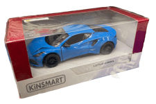 LOTUS EMIRA Échelle 1:34 Retrocarga Pull Back KINSMART Modèle En Métal Bleu