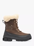 SOREL Torino Waterproof Leather Parc Shearling Lace Up Winter Boots