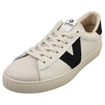 Victoria Berlin Womens Casual Trainers in White Black - 8 UK