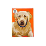 Talking Table- Puzzle et Affiche Labrador Orange Double Face de 100 pièces illustrés, Animaux | pour Les Enfants, Adultes, Amoureux des Chiens, d'anniversaire, Cadeau de Noël, PUZZ-Dog-Lab