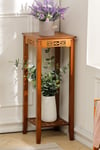 2 Tier Classic Bamboo Plant Stand