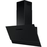 AEG 9000 Series 90cm Angled Cooker Hood with Hob2Hood - Matt Black DVE5971HR