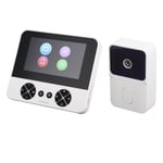 Wireless Video Doorbell System Dual Way Intercom 492.1FT Range Video Doorbell