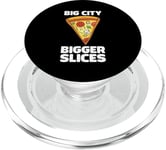 Design amusant Love Pizza Big City Style PopSockets PopGrip pour MagSafe