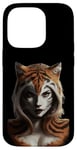 iPhone 14 Pro Fierce Jungle Tiger Spirit Fantasy Artwork Case