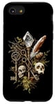 iPhone SE (2020) / 7 / 8 Crystal skull and key motif - Goblincore Case