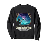 Amateur Astronomers and Telescope Enthusiasts Stargazers Sweatshirt