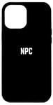 Coque pour iPhone 12 Pro Max NPC Jeux Vidéo Cosplay Gamers Avatar