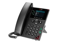 Poly Vvx 250 - Voip-Telefon - 3-Riktad Samtalsförmåg - Srtp, Sip, Sdp, Rtp - 4 Linjer - Svart