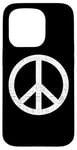 iPhone 15 Pro vintage white distressed peace sign symbolic cute graphic Case