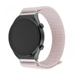 Fixed Samsung Galaxy Watch 22mm Armband Nylon Sporty Strap Rosa