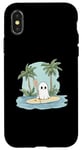 iPhone X/XS Funny Ghost Stand Up Paddle Halloween Lake Summer Costume Case