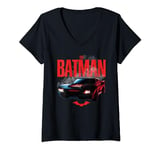 The Batman Batmobile T-Shirt avec Col en V