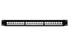 LINK LKPV24 Panneau de Brassage Vide 24 Ports Noir