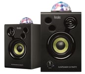 Hercules Active Desktop Party DJ Speakers DJMonitor 32 Party + LED Lightshow